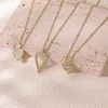 Ожерелья с подвесками Yoiumit, минималистичный золотой цвет, в форме сердца, ожерелье с кристаллами циркона для женщин, цепочка, свадебный подарок, ювелирные изделия