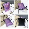 Drawstring Women Mini Bag Personality Sequins Purse For School Girls Shoulder Crossbody Package Female Travel Handbag Wallet