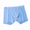 Cuecas masculinas marca cueca masculina calcinha troncos boxer briefs respirável confortável gelo seda jockstrap leve