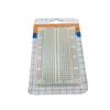 Mini planche à pain/planche à pain 8.5cm x 5.5cm, 400 trous, Transparent/blanc, bricolage électronique expérimental PCB universel