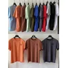 Vêtements pour hommes T-shirts à manches courtes Polos T-shirts pour hommes Hommes d'été en coton décontracté T-shirt brodé en vrac Homme Mode Couleur unie Col rond Top Vêtements masculins