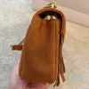 2024 handbag Ladies suede Nubuck bag womens Fashion all-match classic Solid color shoulder bags