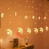 LED文字列USB搭載LEDカーテンライトホームベッドの屋内屋外装飾妖精の星文字列YQ240401
