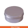 Lagerung Flaschen 10 stücke Leere Aluminium Topf Aroma Kerze Verpackung Box Plastilin Fall Runde Kosmetische Creme Jar 250 ml 250g Lip Gloss Boxen