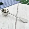 Kaffescoops Single Head Spoon Liquid Measuring Cups Matlagning av rostfritt stål bakpulver