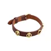 Ronde holle letterarmband Verstelbare leren armband Dames herenmode horlogeband armband Trendy polslus Casual traditionele charme polsbandje