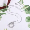 Camellia ketting met driedimensionale roos en diamant ingelegde enkele bloemhanger, eenvoudige sleutelbeenketting voor dames