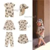 Clothing Sets Cute Dinosaur Series KS Childrens Shortsleeved Shorts Suit Men and Women Baby Jumpsuit Presale March in Kids Clothes 230608