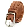 Belts MEDYLA Mens True Belt Natural Skin Fashion New High Quality Alloy Buckle Business Leisure Fashion Mens Brand Belt Q240401