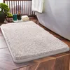 Tapis de bain Tapis en microfibre Tapis de porte absorbant antidérapant pour salle de bain