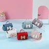 Enveloppe cadeau 5pcs Boîte de mariage Boîte en cuir sac à main