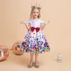 Robes de fille enfants noël pour filles adolescente demoiselle d'honneur élégante princesse robe de mariage en dentelle robe de fête vêtements de cérémonie 2-6 ans