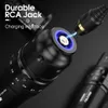 Dragonhawk Fold Pro Verstelbare 7-taktlengte Draadloze batterij of RCA-interface Kernloze motor Roterende tattoo-machinegeweer 240323