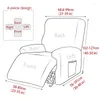 Chair Covers 1 Seater Split Recliner Sofa Lazy Boy Relax Armchair Cover Stretch Single Slipcover Lounge Home Pet Anti-Scratch