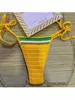 Damskie stroje kąpielowe 2024 szydełko ręcznie robione zestawy bikini seksowne smyk Brazylii Kąpiel Kąpiec Kąt kąpielowy Boho Beach For wakacje YQ240330