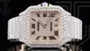 الجودة المتميزة VVS Clarity Moissanite Diamond Iced Out Talog Diamond Sudded Wathproof Watch