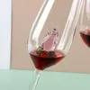 Wijnglazen 220 ml Rose Flower Goblet Cocktail Cup Kristal Roze Ingebouwde koffiemelkdrankmok