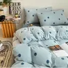 Bedding Sets Kawaii Girls Kids Winter Warm Duvet Cover 4pcs Set Thicken Velvet Quilt Bed Sheets And Pillowcases Full Size