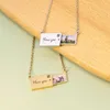 Chaînes Amour Lettre Enveloppe Pendentif Collier Pour Femmes Bijoux Personnalisés Je Vous Lettres Saint Valentin Mère Cadeau Drop Livraison Neckla Dhuk1