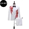 Men s Suits Blazers G N Series Men Blazer Beautiful Lilac Purple Floral Pattern Tuxedos 3 Pieces Formal Party Costume Homme Slim Fit 231114