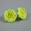 Decorative Flowers Fake Camellias Flower Head Artificial Home Table Wedding DIY Decoration Year Gift Ornaments Party Birthday Decor