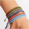 Chain Jewelry Bracelet Hand Woven Rope Corn Knot Creative Tibetan Red Female Drop Delivery Otgt8