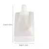 Sacs de rangement 1 PCS Transparent Flip Cap Emballage Sac en plastique Stand Up Bec Poche Portable Voyage Fluide Maquillage Emballage 30ml 50ml 100ml