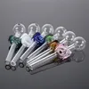 5インチの喫煙水ボン用ガラスオイルバーナーパイプPyrex Glass Hand Pipes Bongs Dab Rigs