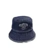 2023 di alta qualità 2023 Summer New Triumphal Arch Denim Fisherman Cappello Pure Cotton Versatile Versatile Suncreen Mens e Womens Basin Hat