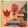 Party Decoration Led Glow Santa Claus At This Stop Sign Perfect For Christmas Parties Desktop Centre Exquisite Workmanship