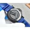 Designer luxe waterdichte horloge Mechanische automatische beweging Saffier Mirror 47mm rubber sport polshorloges kijken naar mannen
