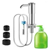 Liquid Soap Dispenser Countertop Built-in Sink With Silicone Extension Tub Kitchen Lotion Pump Supplies