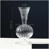 Other Arts And Crafts Vases Glass Bubble Vase Art Colorf Transparent Small Bottle Creative Decorative Ornaments Candlestick Decorati Dhpnh