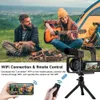 Nehmen Sie atemberaubende 4K-Videos mit dem 56-MP-Camcorder mit zwei Objektiven auf!WLAN, IR-Nachtsicht, Touchscreen, Mikrofonobjektiv für YouTube-Vlogging.Perfekt für Content-Ersteller