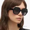 Occhiali da sole oversize irregolari esagonali da donna firmati occhiali da vista per donna Gafas Oculos qualità