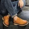 Casual Shoes Genuine Leather Men Footwear Black Brown Mens Cow Male Brogues KA4811