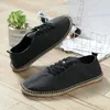 Casual schoenen retro licht en comfortabel antislip 2024 lente heren handgestikte espadrille canvas 45