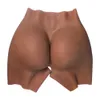 Coussin d'allaitement en silicone faux fesses pour femmes grandes sexy 1,6 cm d'épaisseur des fesses et 1 cm d'amélioration des hanches pantalon ouvert entrejambe corset 240330