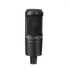 Microphones AT2024 Cardioid Condenser Professional Microphone For Project/Home Studio Applications Mic Recording Gaming Live Singing