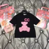 bambino Designer di lusso Set di abbigliamento T-shirt per bambini Abiti corti con monogramma rosa Marchio di moda britannico estate tesori e ragazze in cotone a due pezzi