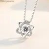 مصمم قلادة Sier Star Pendant بيان Zircon Diamonds نساء البنات سيدة عناصر المجوهرات