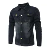 Herrjackor Han Edition Men plus-size Foreign Trad Denim Jacket Jean Drop Delivery Apparel Clothing Outerwear Coats Dhtrt