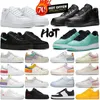 Nike air force 1 one with box designer shoes running shoes Black Game Royal PHANTOM Pine Green sapatos ao ar livre tênis