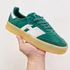 المصمم في الهواء الطلق أحذية نباتية OG أحذية عارضة للرجال المدربين Core أسود متعدد الأبيض قرمزي Gum Green Gum Flat Sambae Sports Sneakers Eur 36-45