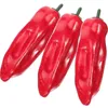 Decorative Flowers 6 Pcs Realistic Food Decor Chili Pepper Ornament Botanical Artificial Menu Simulation Decorations Shop