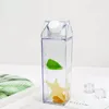 Water Bottles Hemoton Plastic Bottle Milk Drink Juice Container Empty Storage Leak Proof Cup Beverage