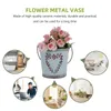 Vasos balde vaso de flores preto vaso guarda-chuva bin casa decorações criativa caneta titular balde