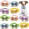 Vêtements pour chiens 30/50 pièces accessoires pour petits chiens collier nœuds papillon cravate laine nœud papillon chat toilettage cravate fournitures pour animaux de compagnie produit