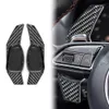 For AUDI RS3/RS4/RS5/RS TT/RS6/RS7/R8/RS Q3/RS Q8 Steering Wheel Shift Paddle Extender Carbon Fiber + ABS Red/Forged/Black Shifter