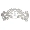 Pinces à cheveux en zircone cubique, feuilles de mariée, diadème de princesse, couronne, accessoires de bijoux pour femmes, CH10333